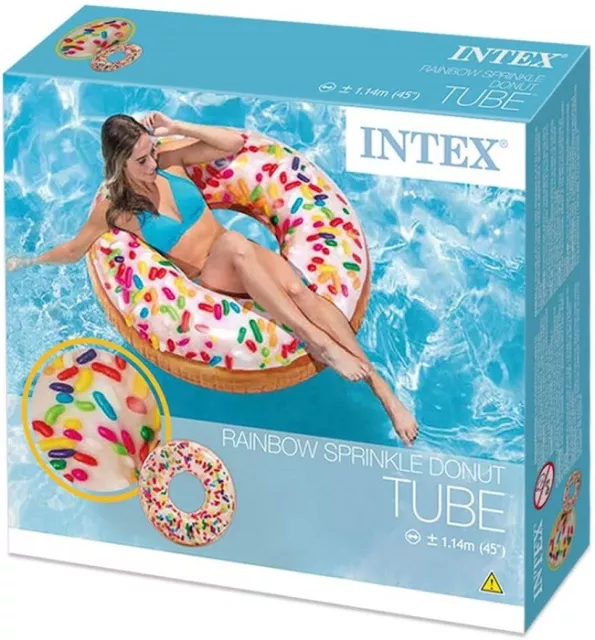 Intex 56263 Salvagente Ciambella con Zuccherini Colorati