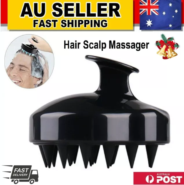 Hair Scalp Massager Shampoo Men Women Brush Shower Comb Head Dandruff Remover AU