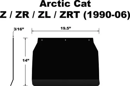 Proven Design Products Snow Flap #SF01ZR3PB 10-15001 SF-ZR3PB