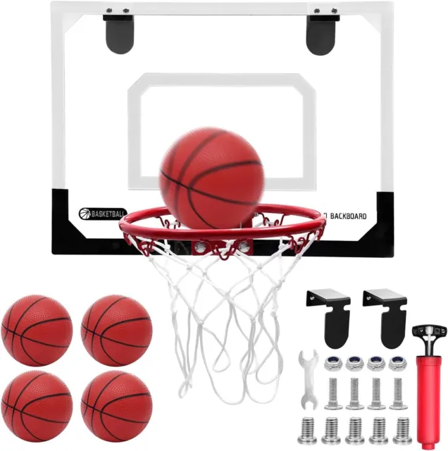 Mini Canestro da Basket Set per Bambini e Adulti, Cerchio Basket...