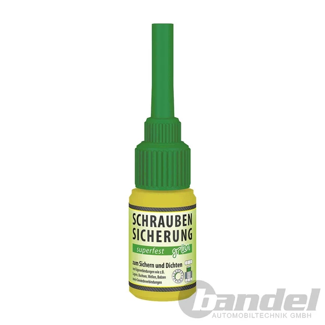 1x FLACONE 5G PETEC FUSIBILE VITE SUPER RESISTENTE VERDE ADESIVO
