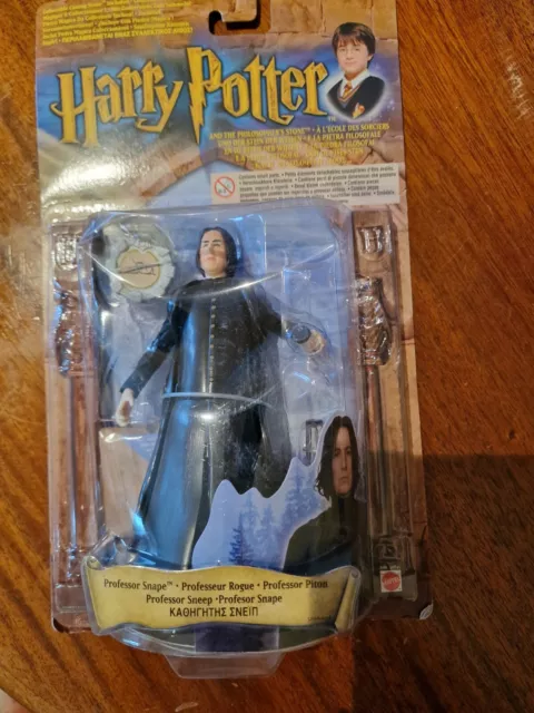 Harry Potter And The Philosophers Stone Rare  SNAPE Figurine 2001 Mattel