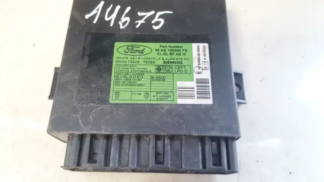 98AG15K600FB Confort Contrôle Module 5WK47240B for Ford Focus 199 FRF782658-22