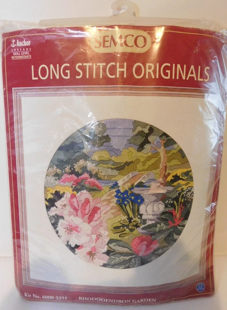 SEMCO COATS LONG Stitch Original Rhododendron Garden Anchor Threads ...