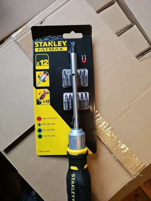 Stanley Tools Fatmax Ratchet Screwdriver FMHTO-62690.....Great Stocking Filler