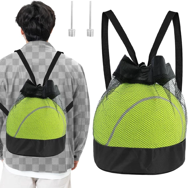 Borsa A Rete GOBUROS Extra Large Per Palloni, 63,5x94 Cm, Con Cerniera E Tracolla, Per Basket, Calcio, Spiaggia - 5