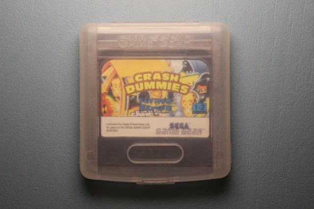 Jeu Sega Game Gear avec boitier plastique / Crash Dummies 