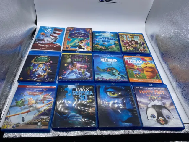 Disney/Pixar Classic Movies BLU RAY/DVD COLLECTION Bundle - 30 Movies