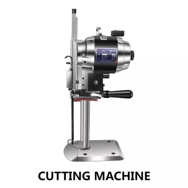 Vertical Straight Knife Electric Fabric Cutter With Automatic Knife Sharpening