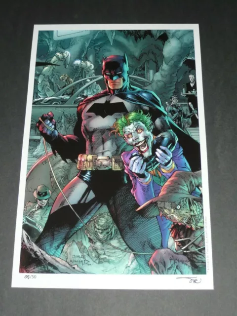 2020 Year Of No Shows - Batman Art Print By Jim Lee & Alex Sinclair 11X17