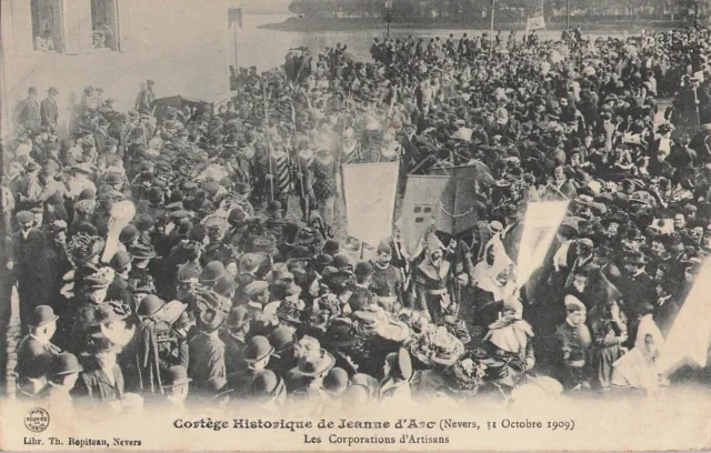 NEVERS Nièvre Cortège Historique de Jeanne d´Arc 31 octobre 1909 19460