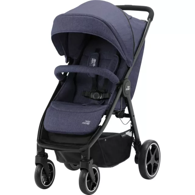 Kinderwagen Britax Römer B-AGILE M Navy Ink Buggy Softgriff max. 22kg SEHR GUT