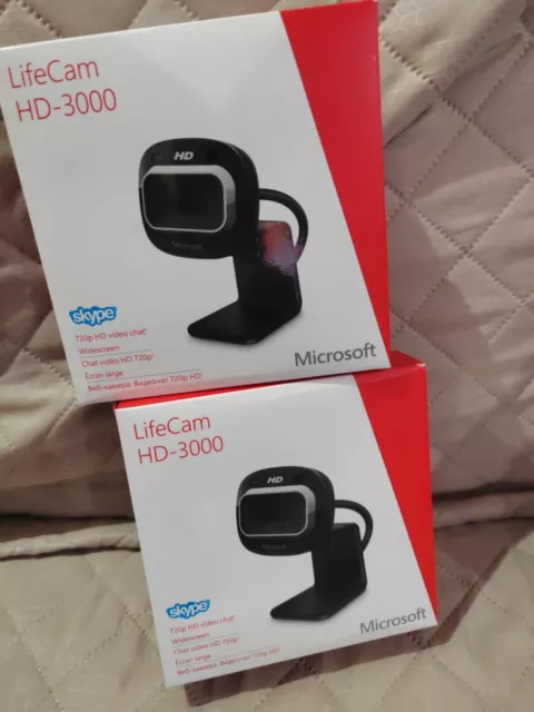 Microsoft LifeCam HD-3000 Webcam - Nera (T3H-00013)