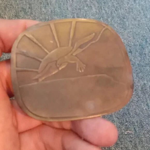brass belt buckle eagle Bts Made In The USA Solid Brass