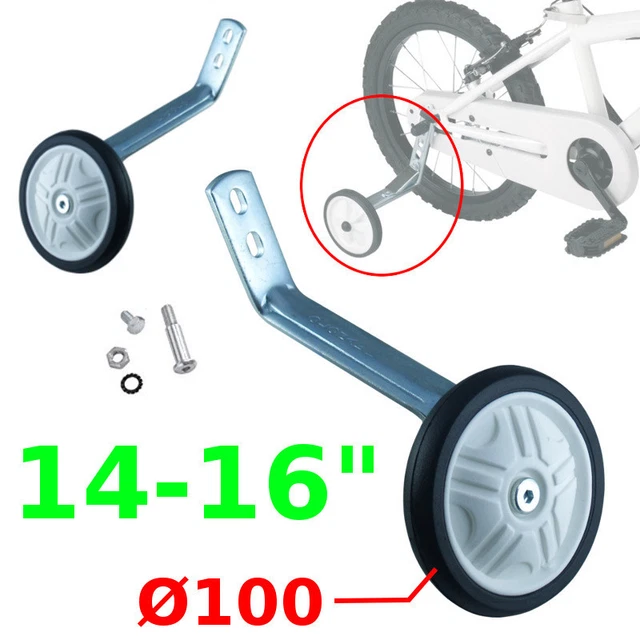 Stabilisateur Velo Enfant 14 A 16 Pouces Paire Roulette Roue Draisienne Tricycle