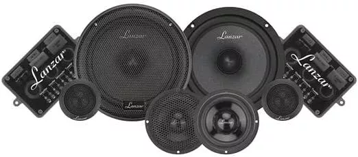 Lanzar STCMP65 Pair of 6.5" Three-Way Car Audio Component Speakers