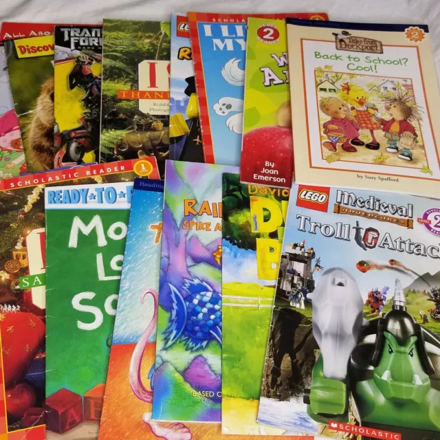 Lot 14 Early Reader Paperback Books Levels 1 & 2 Variety Lego I Spy Animals