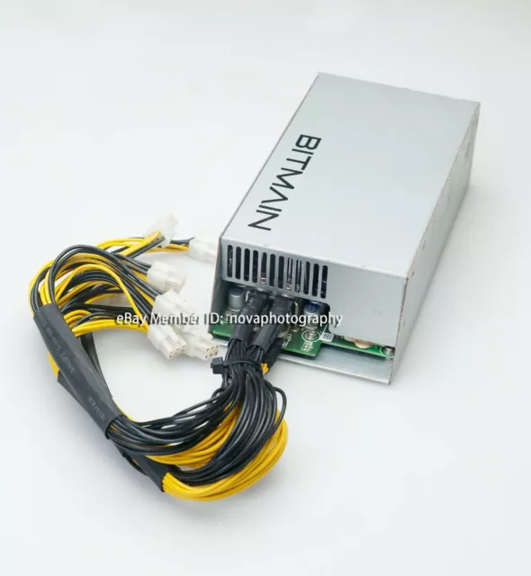 3x Antminer APW3++ PSU 1600W Power Supply for Bitmain D3 S9 S7 L3 B3 X3 T9