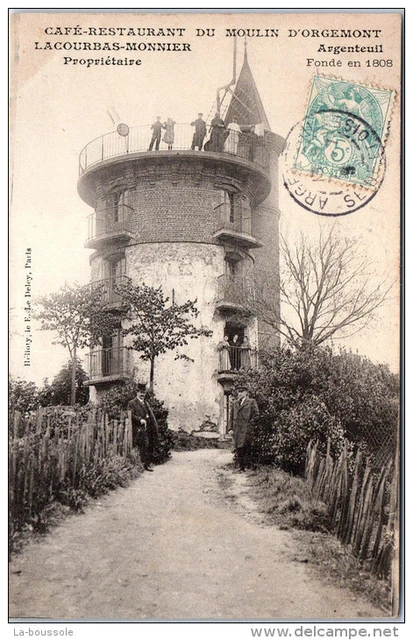 95 ARGENTEUIL-SANNOIS - cafe restaurant du moulin d orgemont
