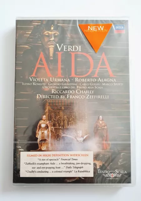 VERDI　DVD　AIDA　Alagna　Urmana　EUR　Sealed　PicClick　Set　Riccardo　30,83　Violeta　Chailly　New　Roberto　IT