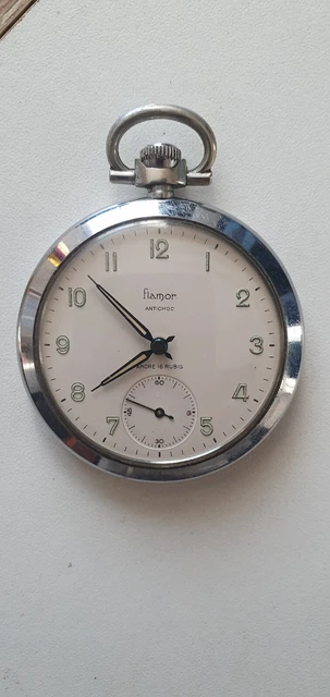 Montre Automatique Flamor - Cadran Doré, Bracelet Acier Argenté, Mouvement Quartz, Occasion