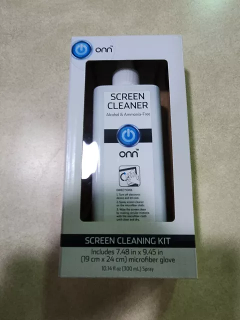 New ONN SCREEN CLEANER For TV Laptops Computers Phone No Glove