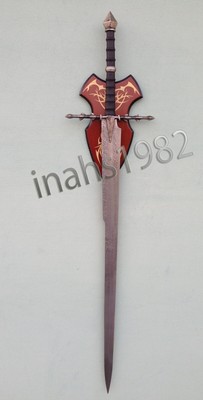 RINGWRAITH SWORDS FROM LOTR Ring Wraith Sword Comes Wooden Stand Ring ...