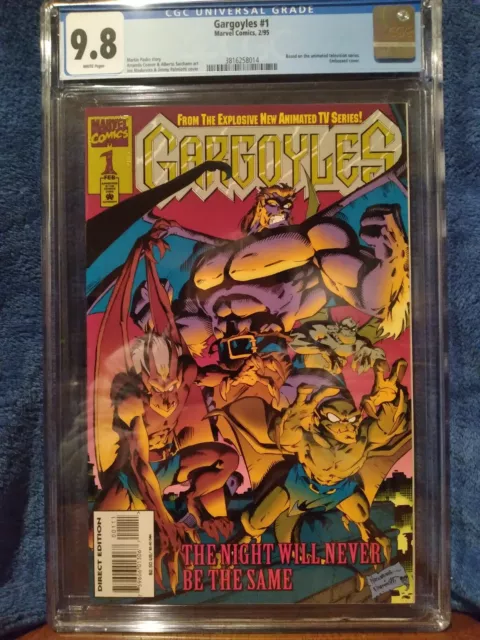 Gargoyles 1 CGC 9.8 Marvel 1995 Embossed cover 1st appearance Cartoon