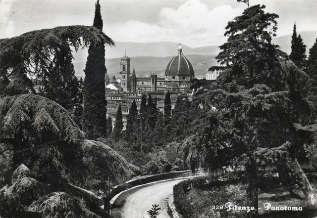 cartolina 1961 ITALIA FIRENZE PANORAMA ITALY POSTCARD