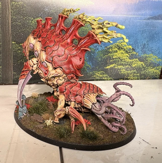 Warhammer 40,000 – Tyranids Psychophage, Miniatura De Plástico Sin Pintar, Base Hexagonal 120x92 Mm, Fácil Montaje Sin Pegamento