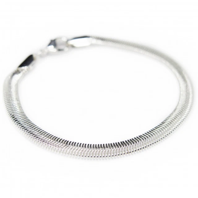 Bracelet Homme Argent 925 Torsadé - Gourmette En Argent Massif, Qualité Premium, Prix Attractif