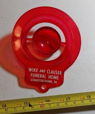 Vintage Wike & Clauser Funeral Home Schaefferstown PA Advertising Egg Separator