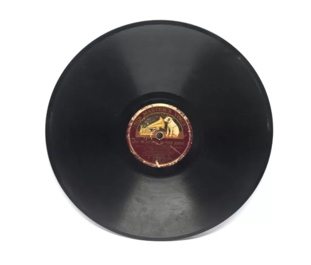 Vintage Zonophone Record (25cm) 10" Vinilo Récords para Manualidades &