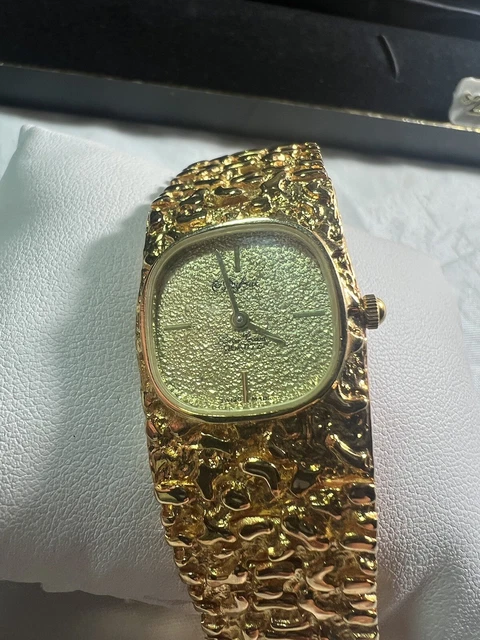 DUFONTE LUCIEN PICCARD watch womens nugget watch gold plated Swiss made. 41.50 PicClick