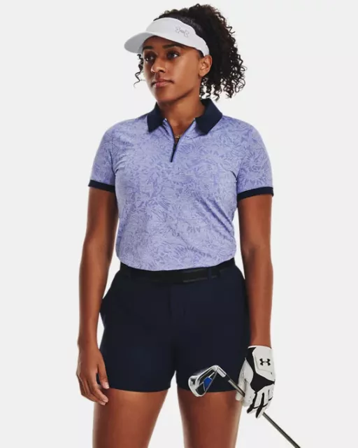 Under Armour Playoff Sauvage Fields Polo Femmes Bleu