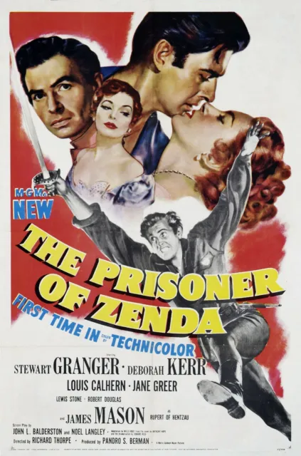 The Prisoner of Zenda 1952 Stewart Granger Dvd. copy of a public domain film