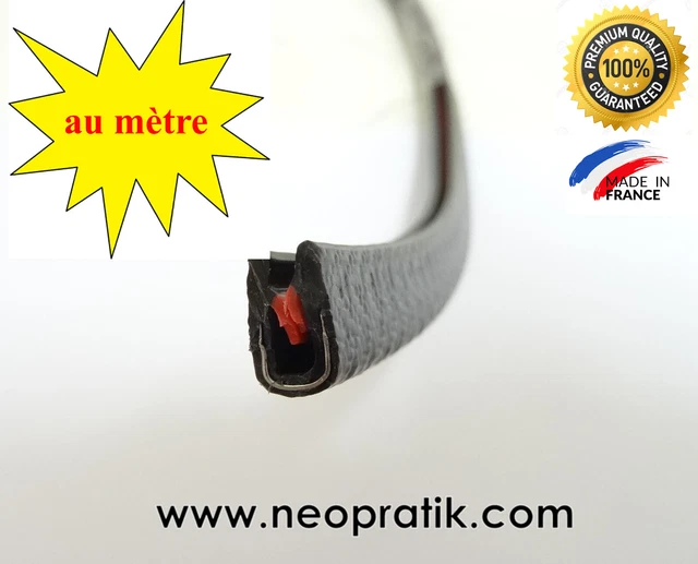 Protection De Bord En PVC Gris Armé – Pour Tôle, Acier, Fer, Verre, Métal – Bricolage