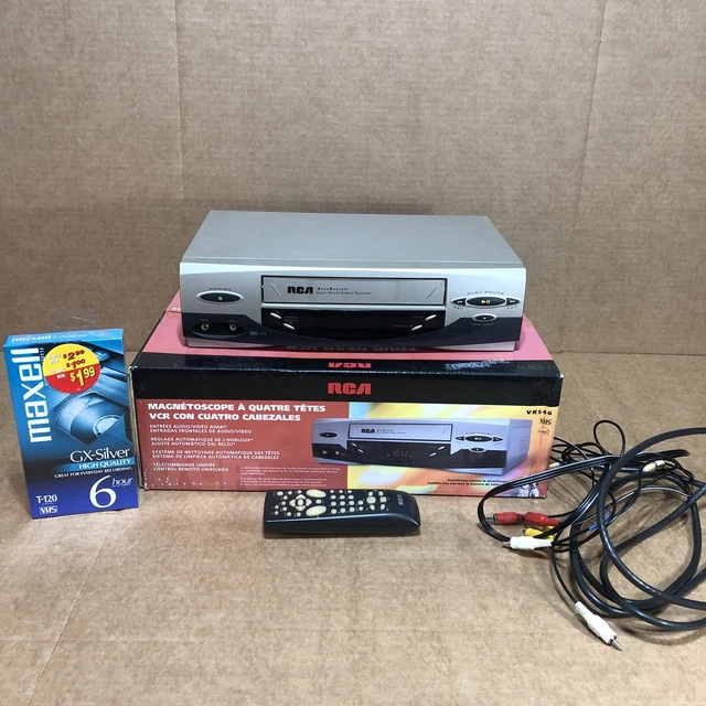 RCA FOUR HEAD Hi-Fi Stereo VCR VHS Player Video Cassette Recorder VR546 ...