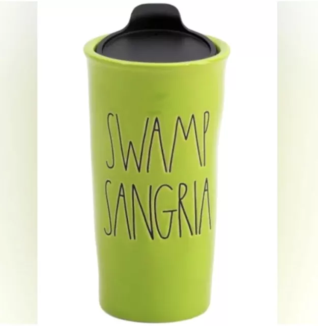 Rae Dunn "SWAMP SANGRIA" Travel Mug Ceramic 12oz