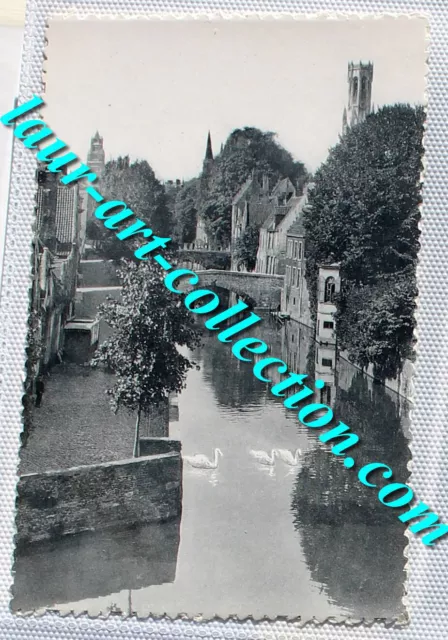 Carte Postale Belgique Bruges Brugge Quai Vert Gracht Belgium Belgie, Vrai Photo