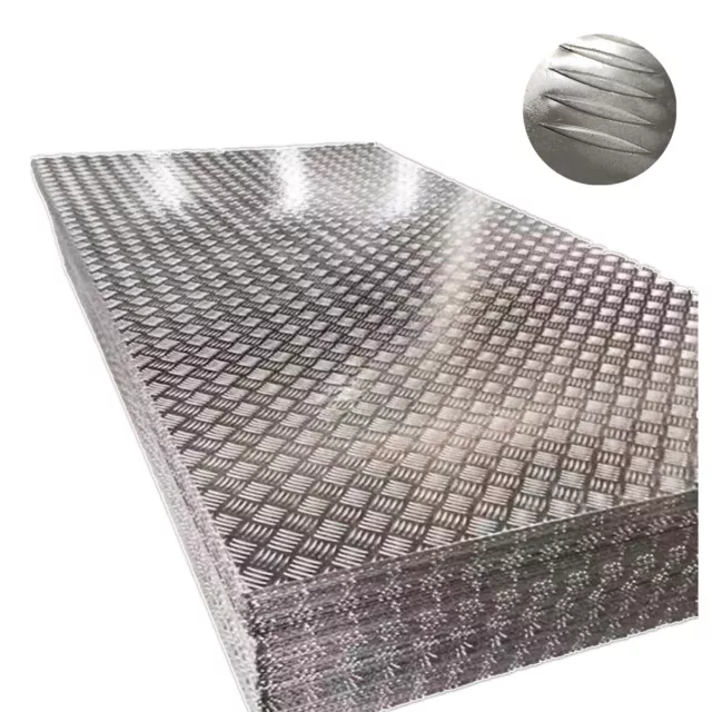 24" x 120" .028" Thick Aluminum Diamond Plate Sheet Trailer RV Garages Etc 3003