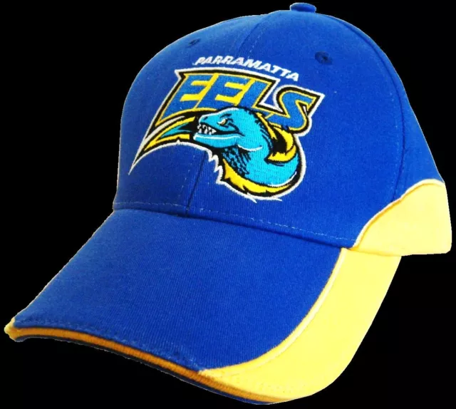 NRL PARRAMATTA EELS CAP fitted Original Retro Logo Size (S-M) label - NEW!