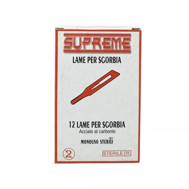 Supreme Lame Per Sgorbia 12pz Usa e GettaSterili n.2