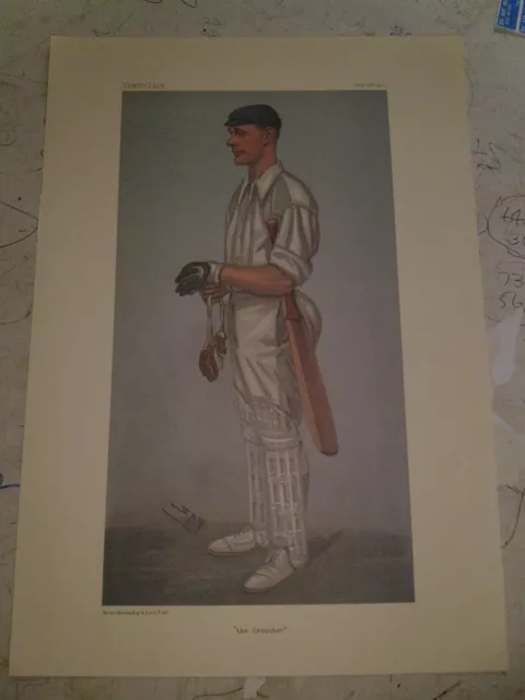 Vanity Fair Print Cricket The Croucher