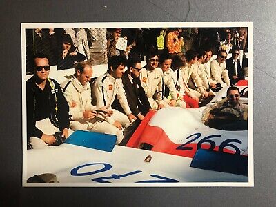 1969 Dr. Ferry Porsche at the Targa Florio Musée Carte Postale Rare L@@K