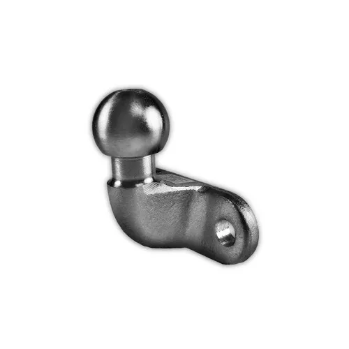 Silver Heavy Duty Tow Ball, Standard 50mm  Hitch  Tow Bar E Approved