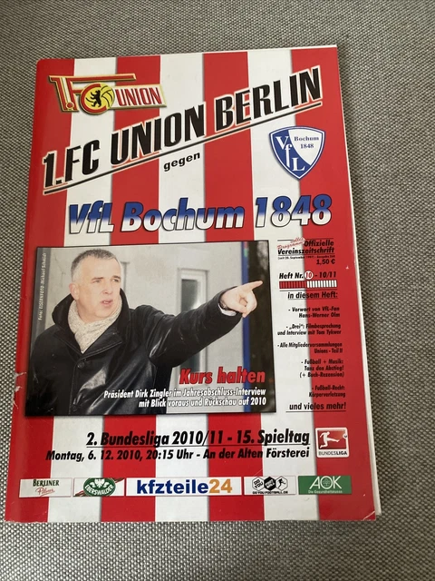 2010/11 2.Bundesliga 1.FC Union Berlin - VFL Bochum 06.12.2010