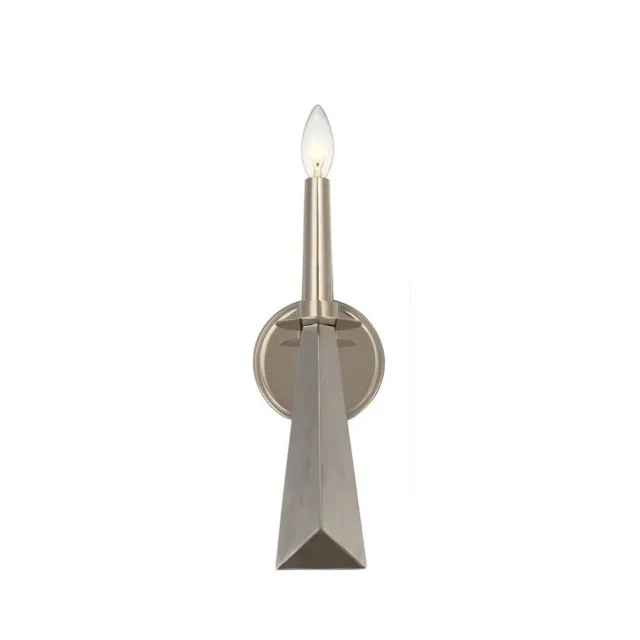 One Light Wall Sconce in Traditional and Contemporary Style - 5 Inches Wide by