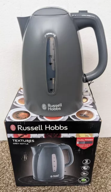 Russell Hobbs 21274 Textures Kettle 3000W 1.7L - Grey