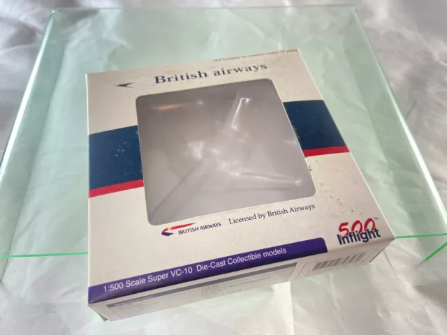 500 Inflight Vickers Super VC10 British Airways Jet Model Box Only